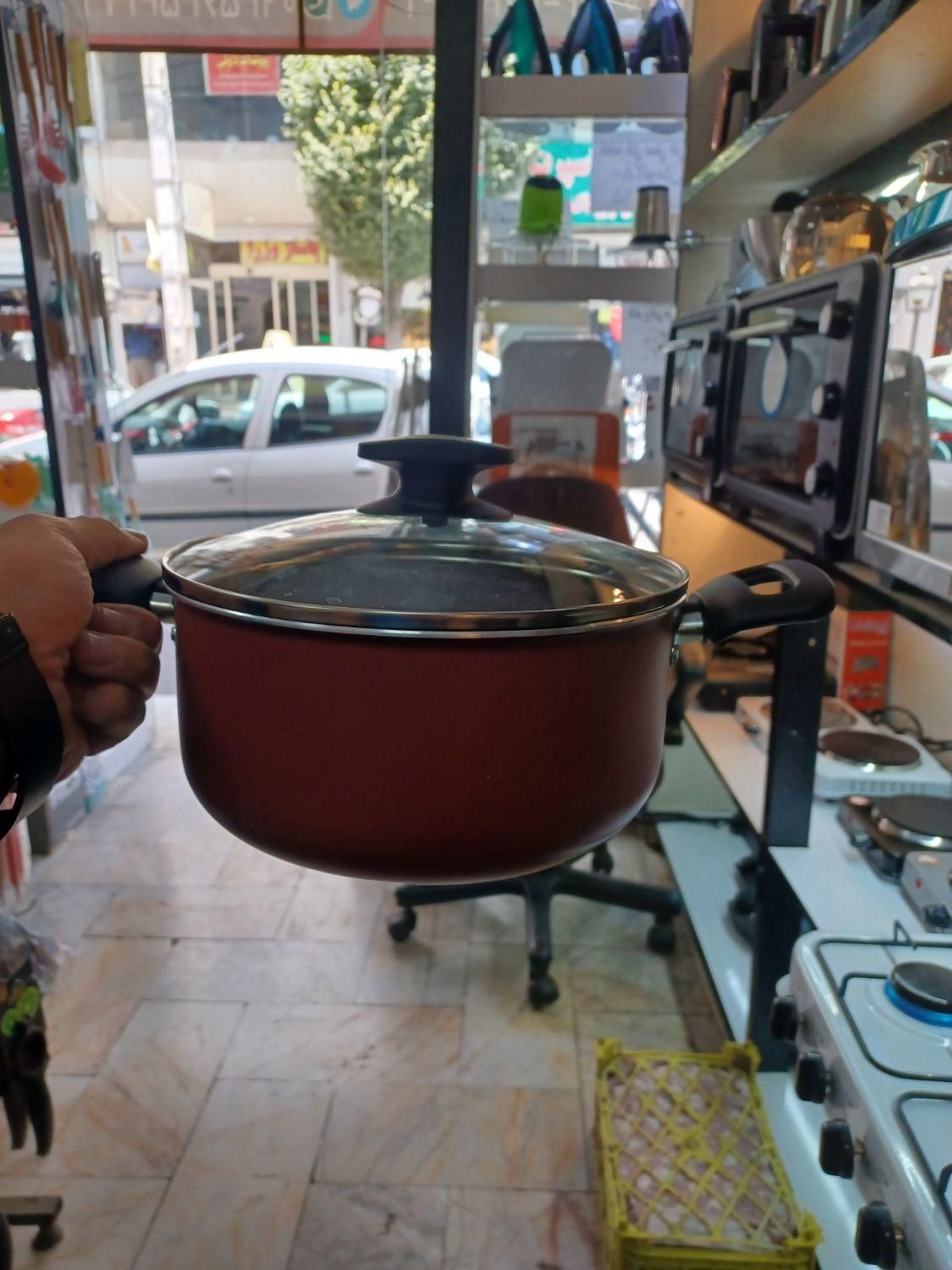 سرویس قابلمه ۷ پارچه گرانیت ترامونتینا ساخت برزیل|ظروف پخت‌وپز|کرج, مصباح|دیوار