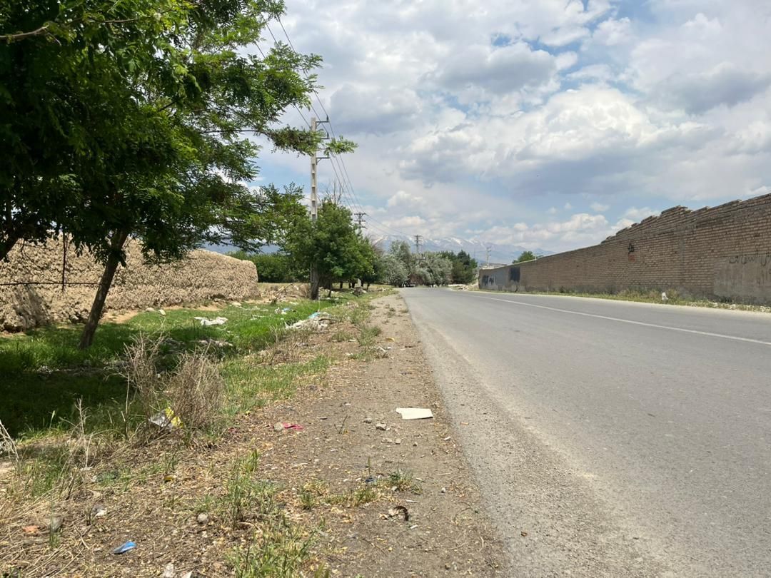 ۱۰۰۰متر زمین براصلی باسند(تهاتر با ماشین وآپارتمان|فروش زمین و ملک کلنگی|تهران, شهرک استقلال|دیوار