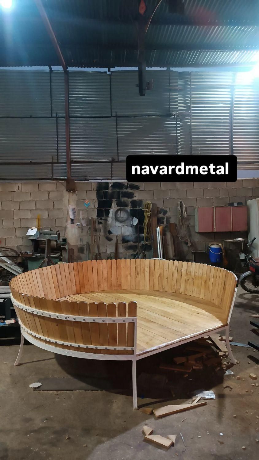 تخت ویلایی گرد (ترکیبی)|مبلمان خانگی و میز عسلی|شوشتر, |دیوار