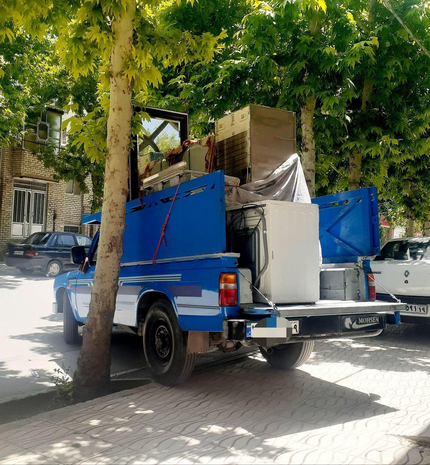 وانت تلفنی،حمل بار،بانیسان،باربری اساس کشی باکارگر|خدمات حمل و نقل|کرمانشاه, |دیوار