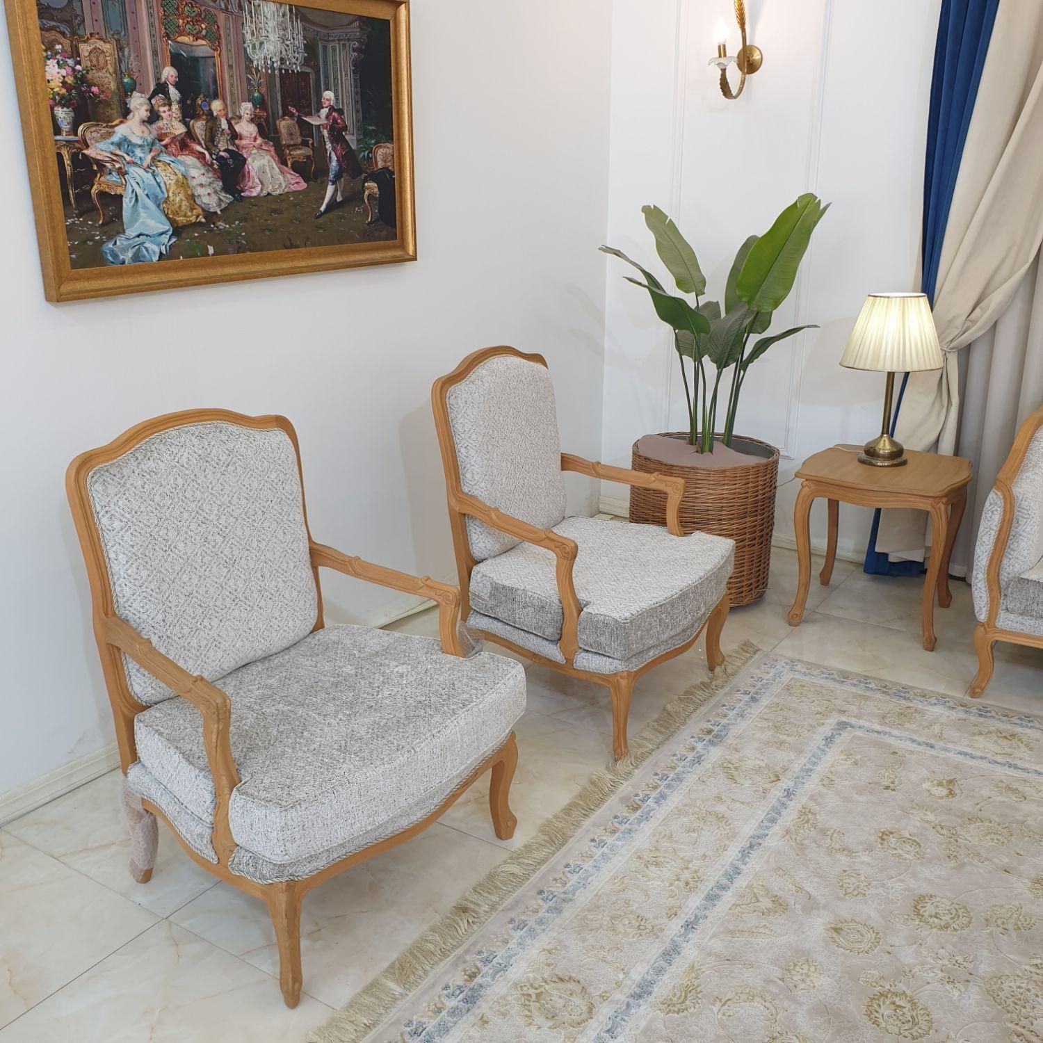 مبل نئوکلاسیک روئیا ( پارچه )|مبلمان خانگی و میز عسلی|شیراز, یخ سازی|دیوار