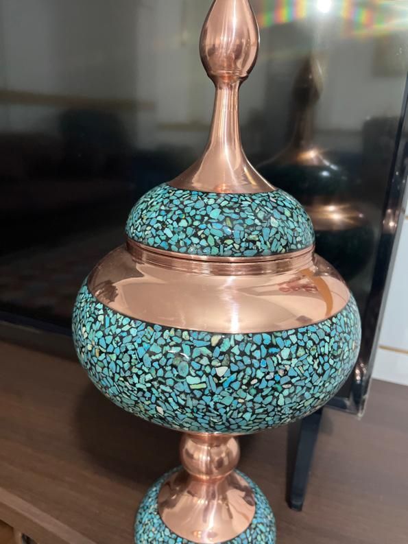 ظرف فیروزه کوبی|ظروف سرو و پذیرایی|کرمان, |دیوار