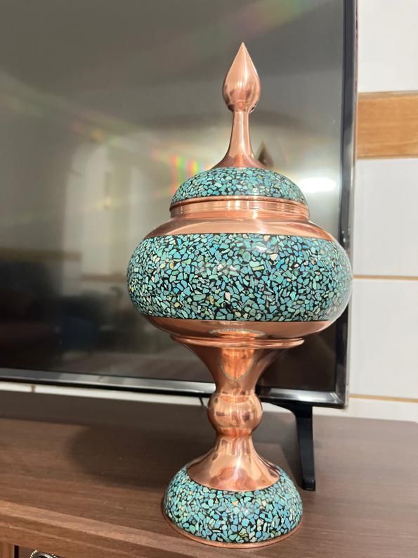 ظرف فیروزه کوبی|ظروف سرو و پذیرایی|کرمان, |دیوار