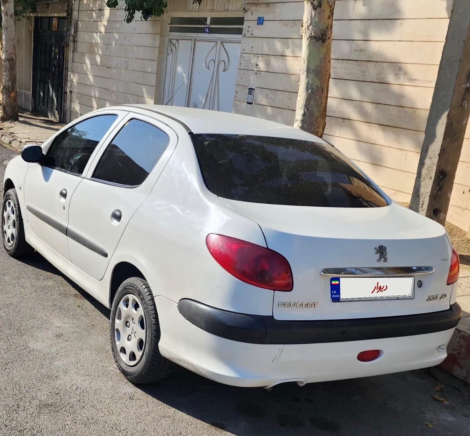 پژو ۲۰۶ sd v8|خودرو سواری و وانت|ارومیه, |دیوار