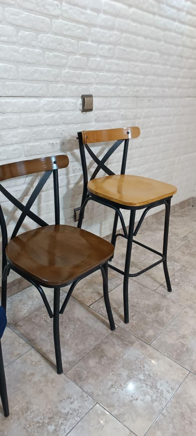 صندلی‌ رستوران رستورانی کافه عربی چوب فلزی|کافی‌شاپ و رستوران|تهران, طرشت|دیوار