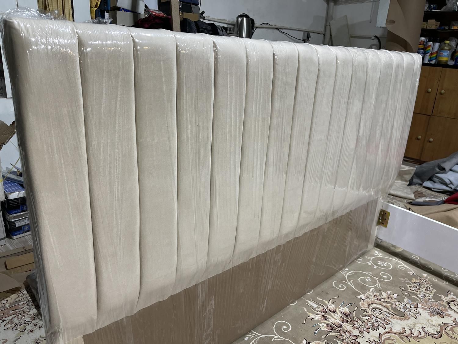 تخت خواب دونفره اطلس کد ۱۶۰۲|تخت و سرویس خواب|مشهد, زمرد|دیوار