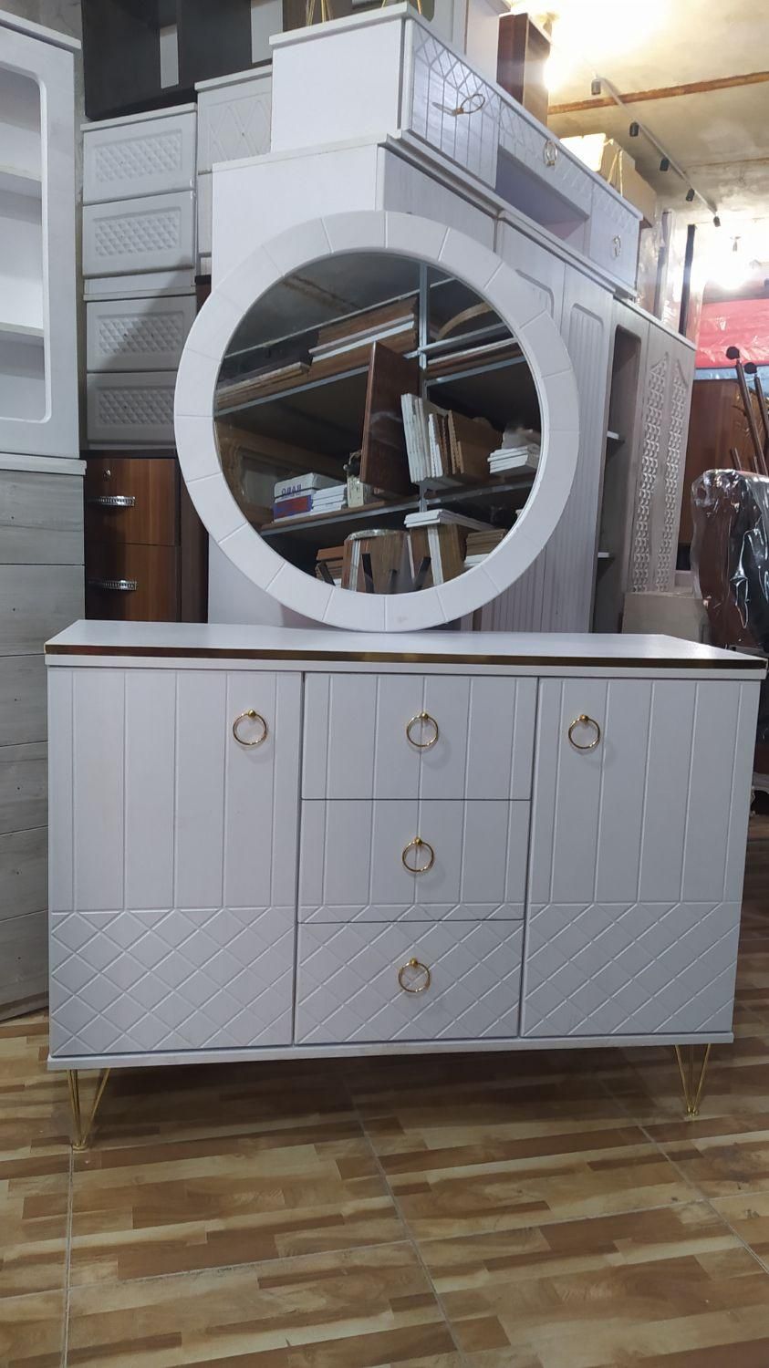 کنسول دو درب سه کشو نما وکیوم|بوفه، ویترین، کنسول|کاشان, |دیوار