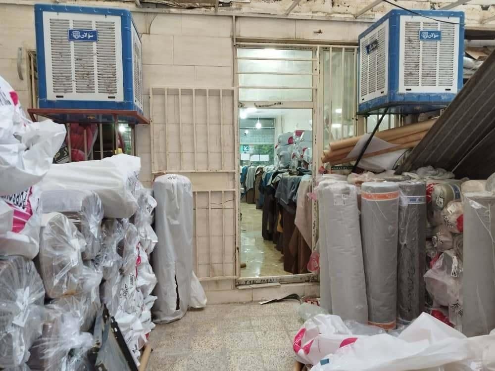 ۵۲مترتجاری بورس پارچه مبلی یافت آباد+۳۲ متر حیاط|فروش مغازه و غرفه|تهران, فلاح|دیوار