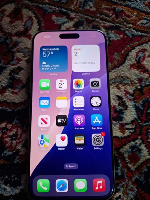 اپل iPhone 16 Pro Max با حافظهٔ ۲۵۶ گیگابایت|موبایل|کرمانشاه, |دیوار