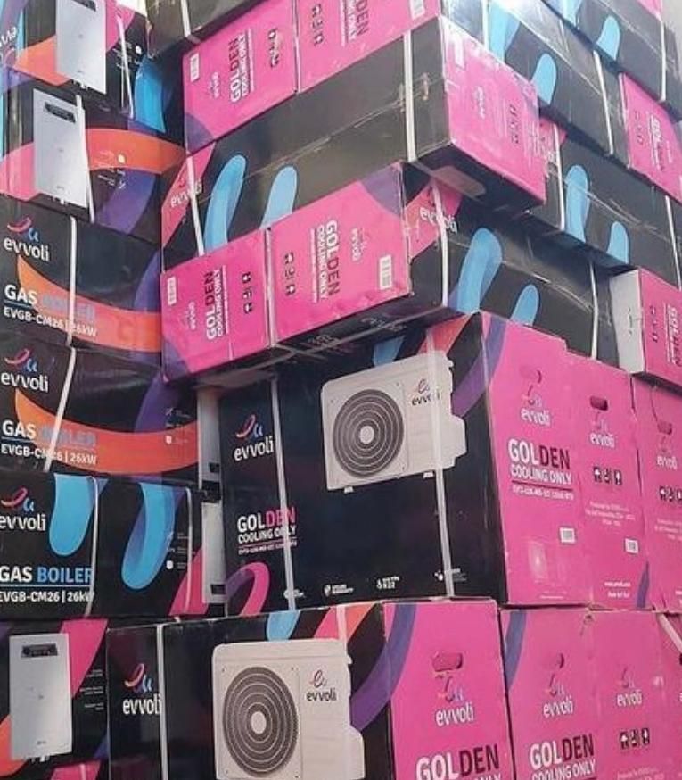 کولر دیواری ایستاده دوتیکه گازی اسپلیت ایوولیEVFKJ|کولر گازی و فن‌کوئل|مسجد سلیمان, |دیوار