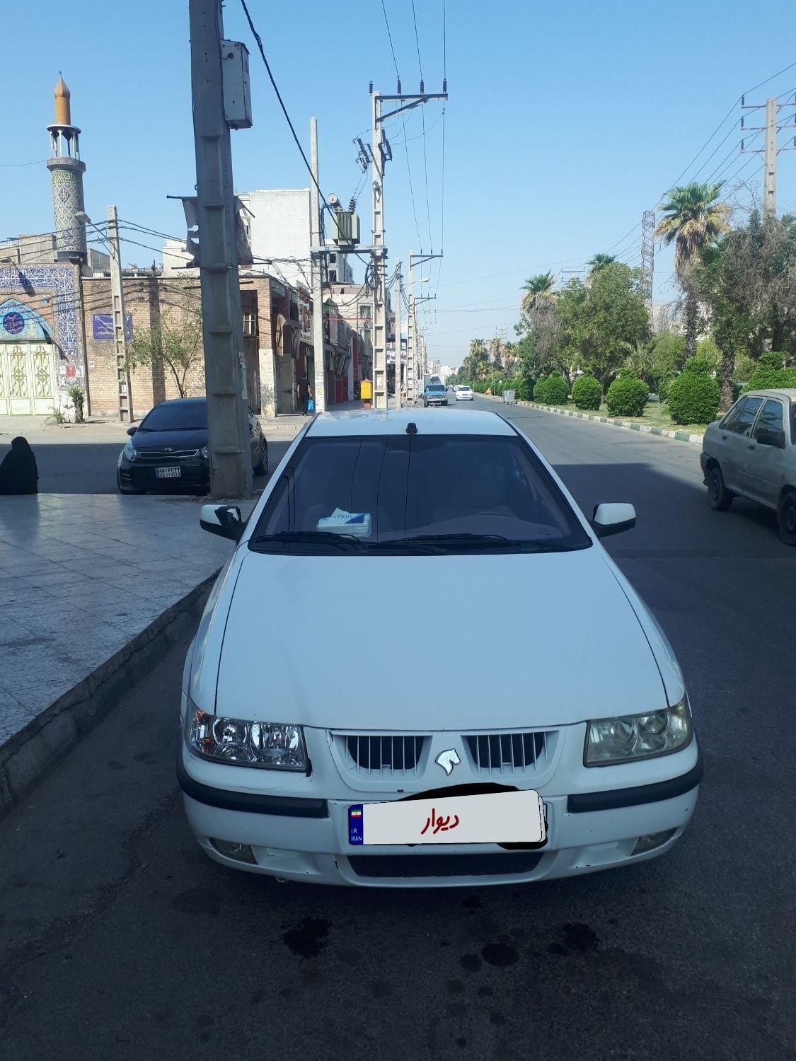سمند ای اف سون ۹۳ کامل  رنگ موتور نیاز به تعمیر|خودرو سواری و وانت|اهواز, سپیدار|دیوار