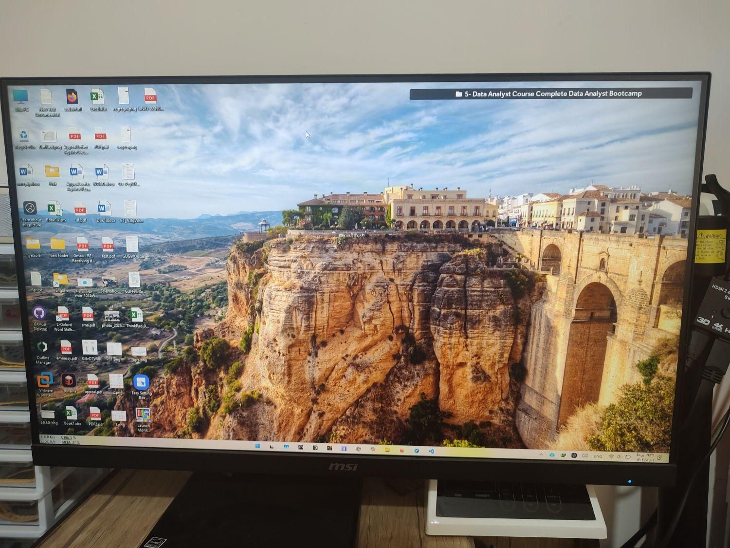 مانیتور ۲۷ فول اچ دی msi mp271p pro|قطعات و لوازم جانبی رایانه|بجنورد, |دیوار