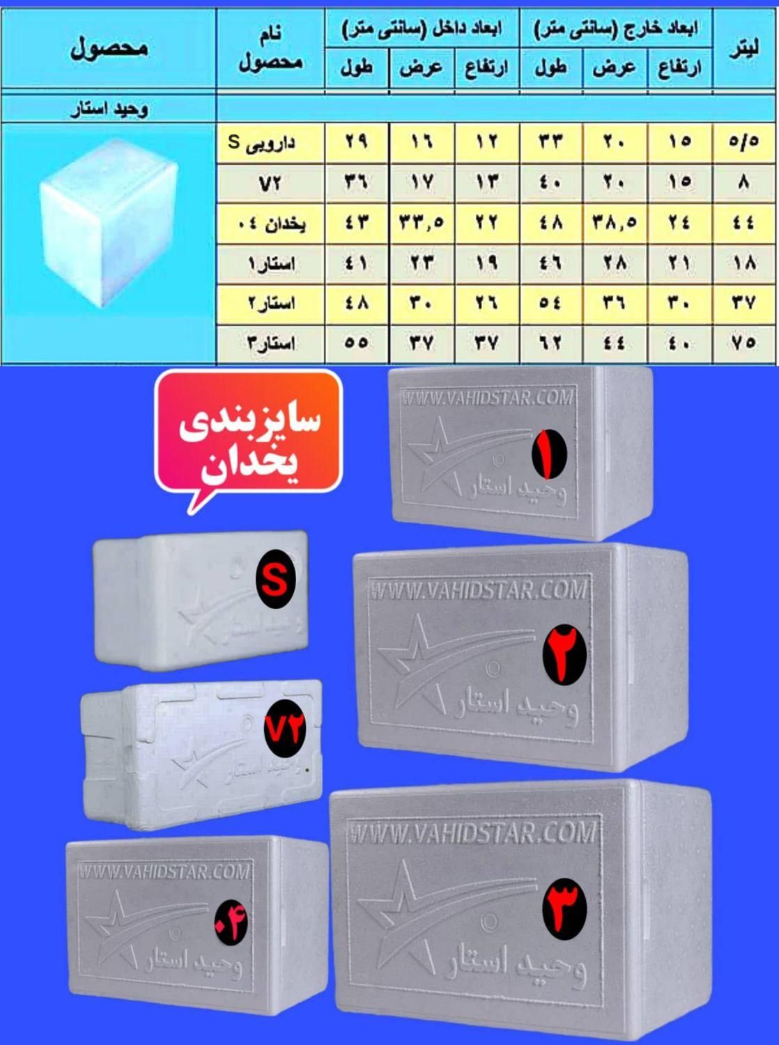 یخدان در انواع سایزبندی|ظروف نگهدارنده، پلاستیکی، یک‌بارمصرف|تهران, شیوا|دیوار