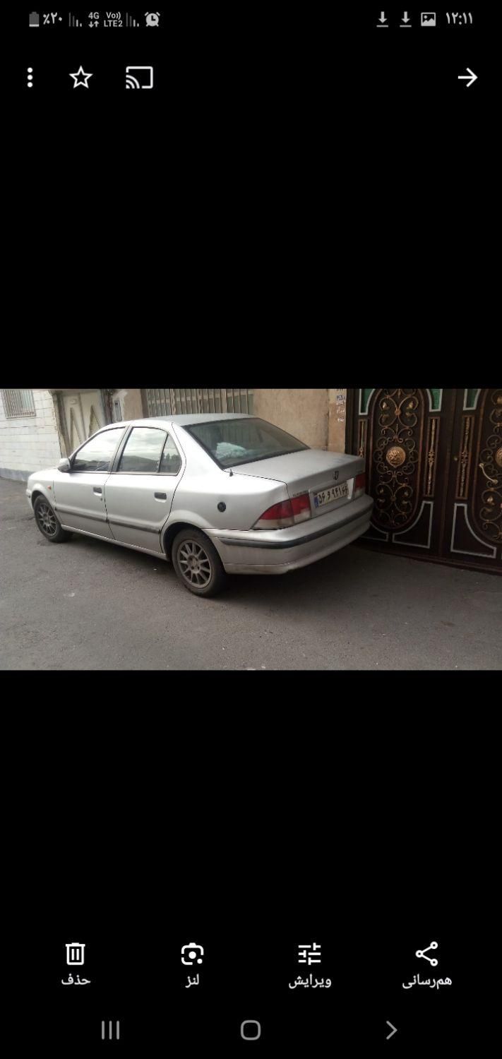 سمند85دوگانه کارخانه|خودرو سواری و وانت|تهران, نازی‌آباد|دیوار