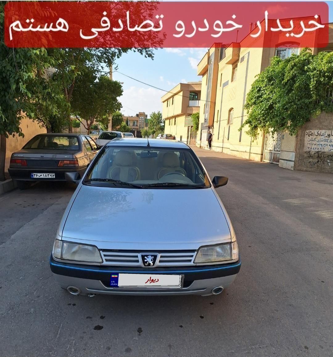 405 جهت معاوضه وفروش تصادفی تماس بگیر|خودرو سواری و وانت|کهنوج, |دیوار