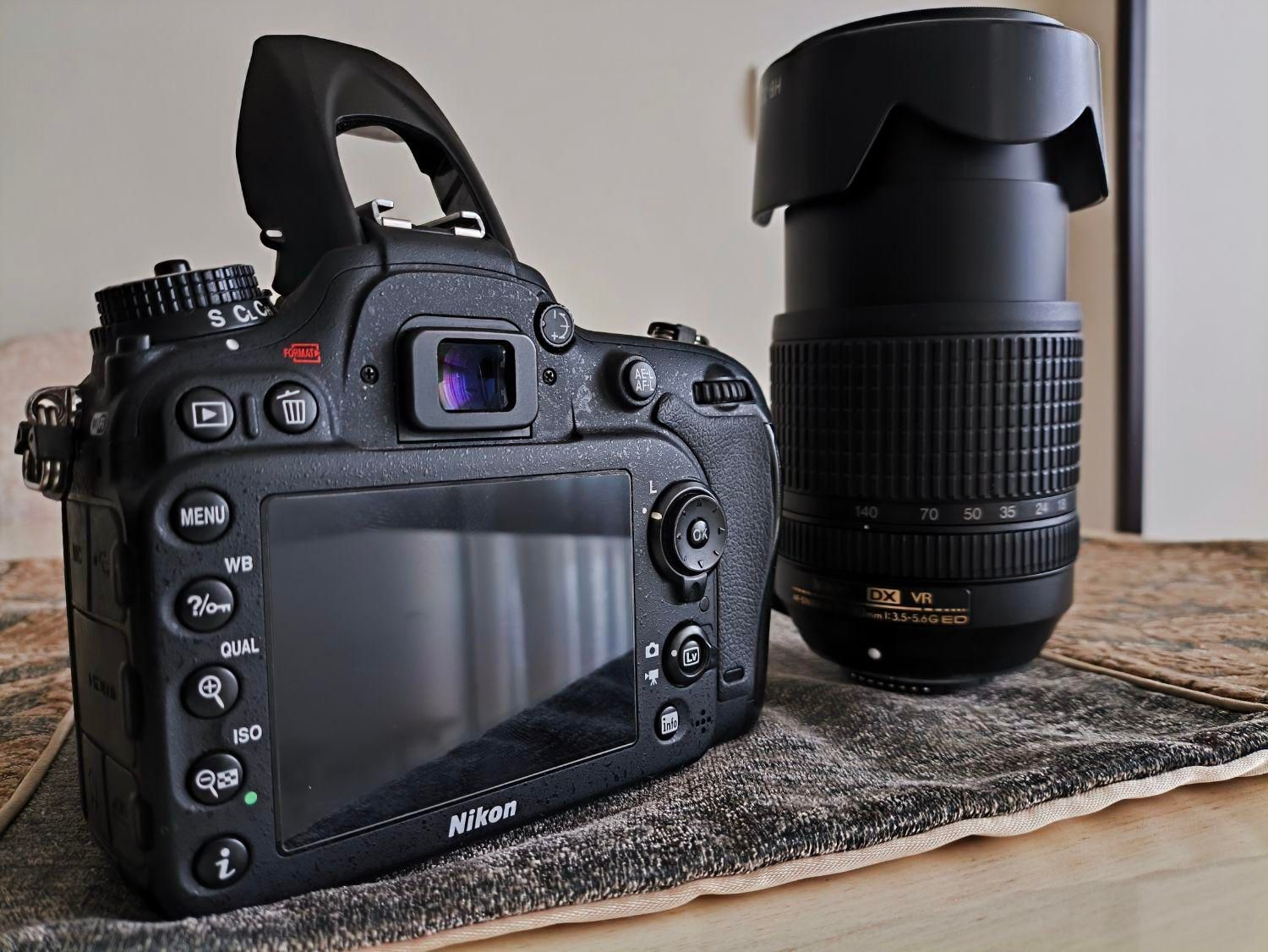 دوربین nikon d7200 بهمراه دو لنز|دوربین عکاسی و فیلم‌برداری|اصفهان, خلجا|دیوار
