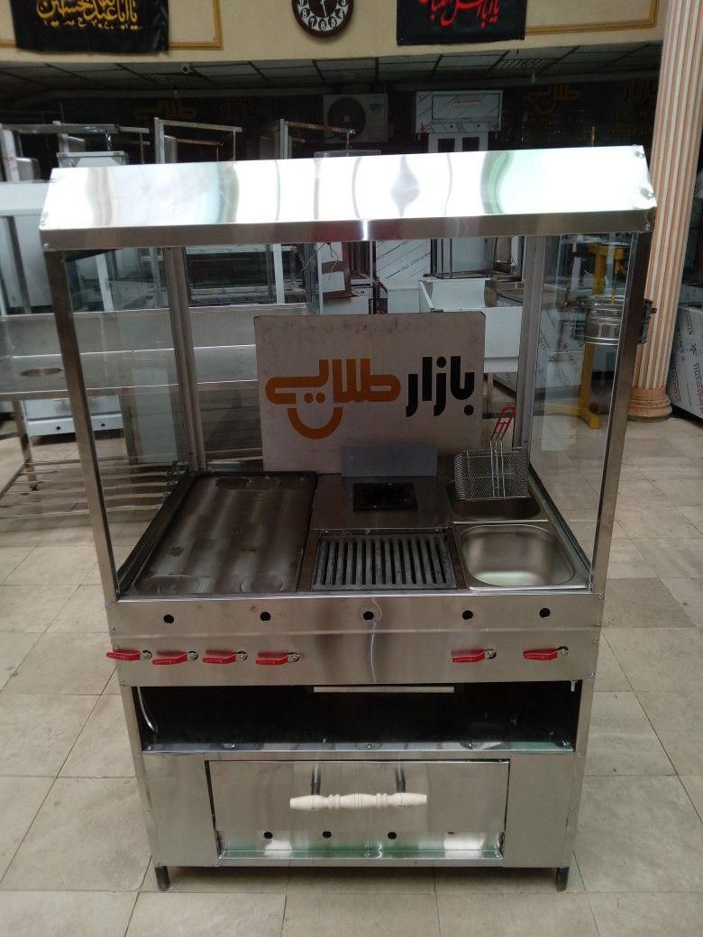 اجاق گاز ۱۱۰×۸۰ ارتفاع۱۸۰پیتزا۹تایی فر ساندویچیPAM|کافی‌شاپ و رستوران|تهران, بیسیم|دیوار