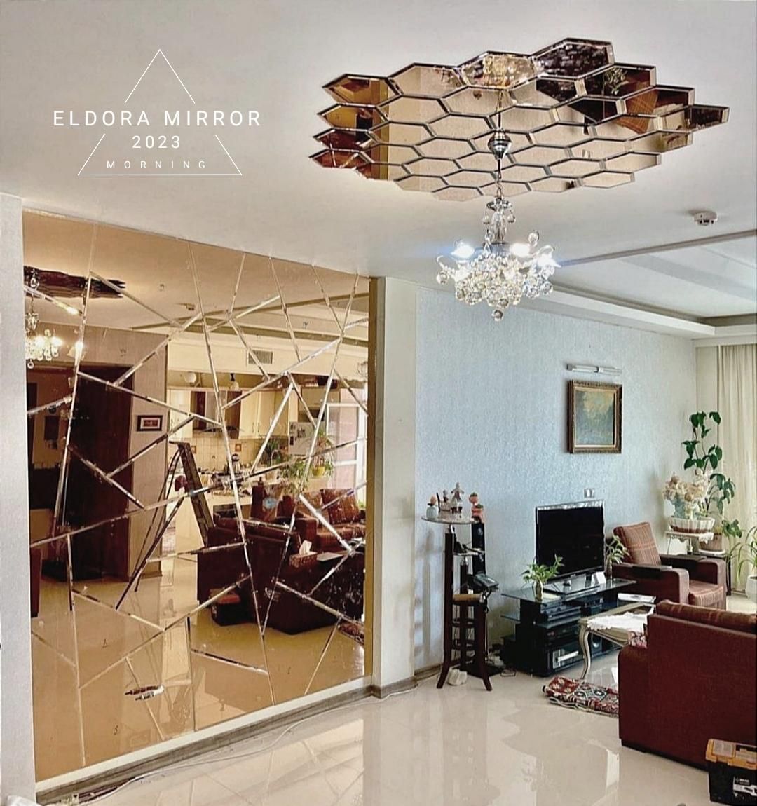 آینه پازل طرح کندویی پازلی|آینه|مشهد, طلاب|دیوار