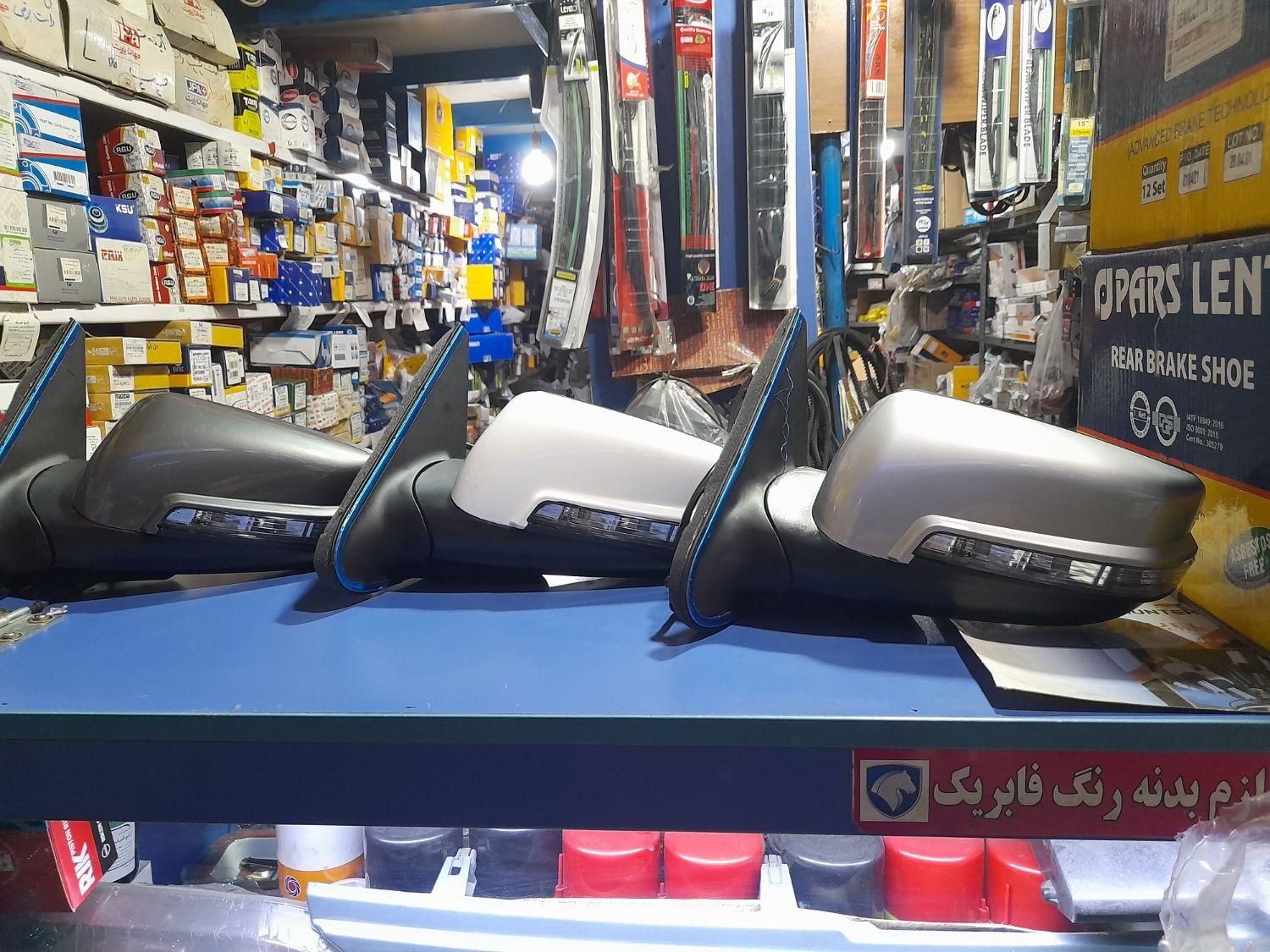 هدلایت لنزو آینه بغل تاشو برقی|قطعات یدکی و لوازم جانبی|رشت, دروازه لاکان|دیوار