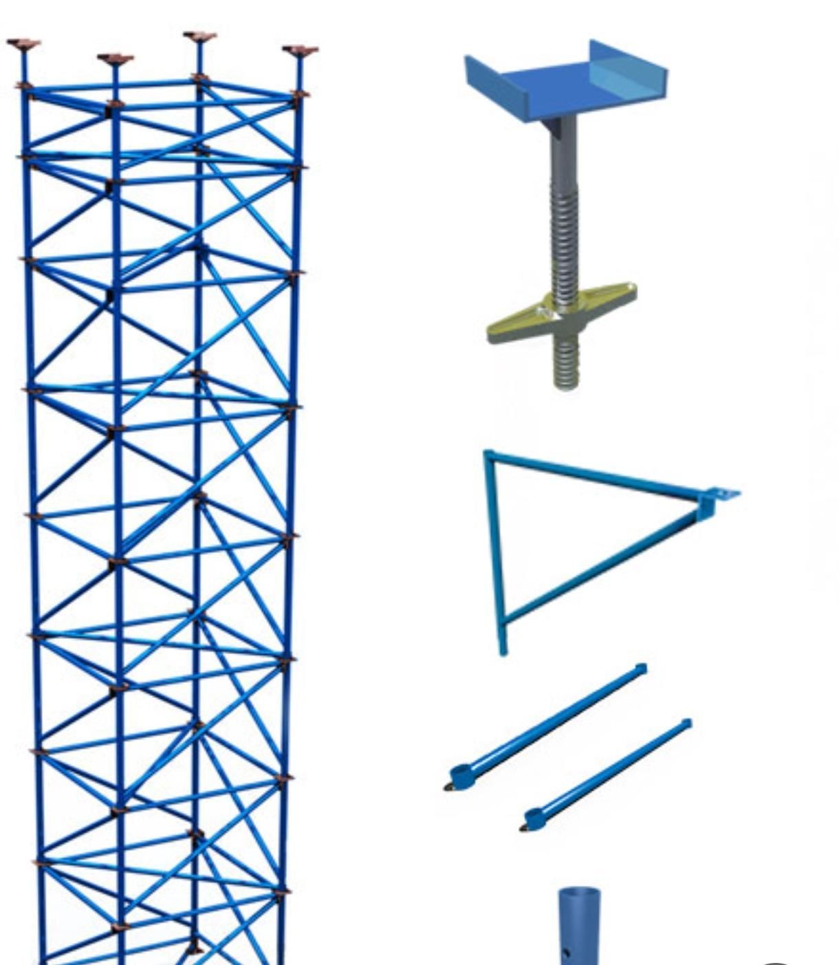 اسکافلد،داربست مثلثی|مصالح و تجهیزات ساختمان|تهران, شهرک طالقانی|دیوار