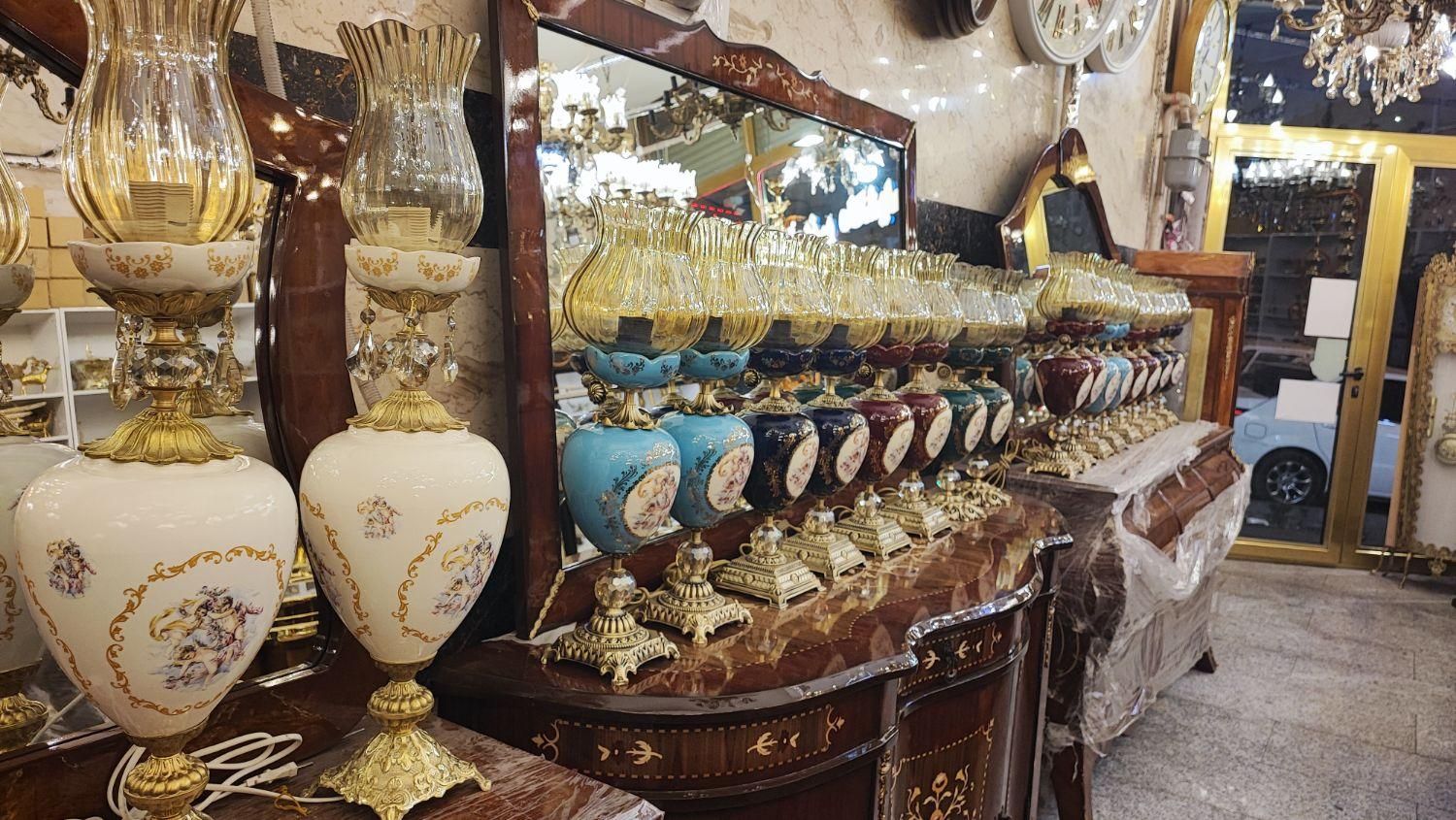 شمعدان چینی برنزی برنز برنجی جهیزیه|صنایع دستی و سایر لوازم تزئینی|تبریز, |دیوار