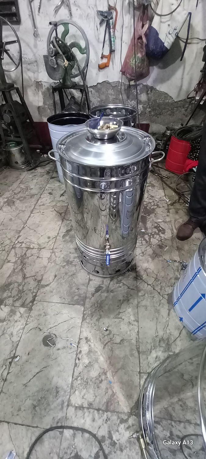 سماور گازی صنعتی استیل ضدزنگ درجه یک 20 لیتری|سماور، چای‌ساز، قهوه‌ساز|مشهد, رسالت|دیوار