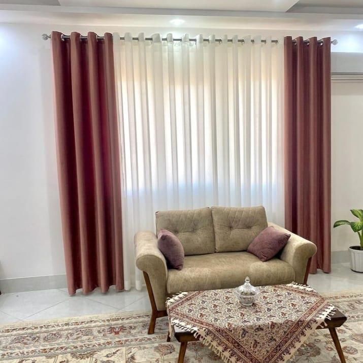 پرده آماده سالن عرض ۳ متر دوطرفه در ارتفاع|پرده، رانر، رومیزی|تهران, عبدل‌آباد|دیوار