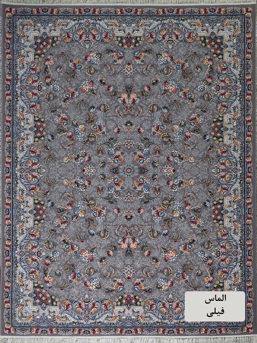 فرش الماس نقره ای بدون ترنج|فرش|کرمان, |دیوار