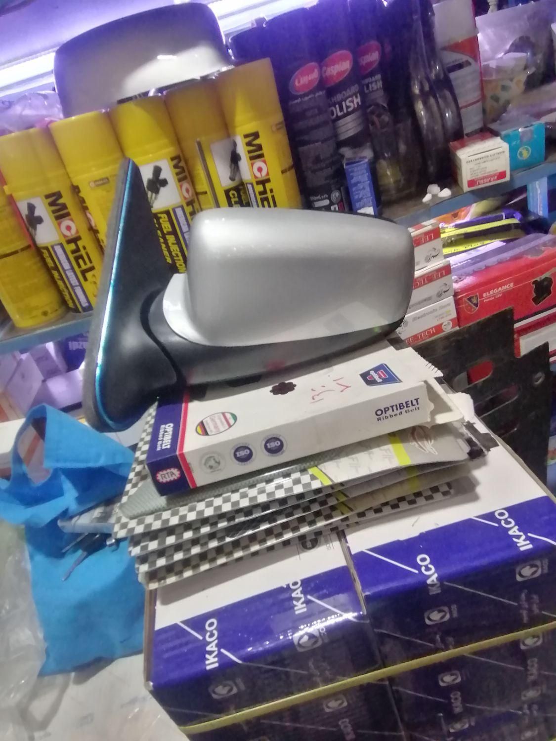 هدلایت لنزو آینه بغل تاشو برقی|قطعات یدکی و لوازم جانبی|رشت, دروازه لاکان|دیوار