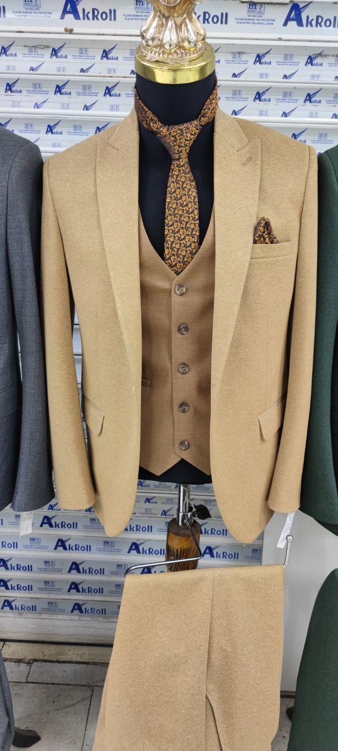 کت و شلوار ژیله دو رو پارچه ملانژ|لباس|تهران, امام زاده حسن|دیوار