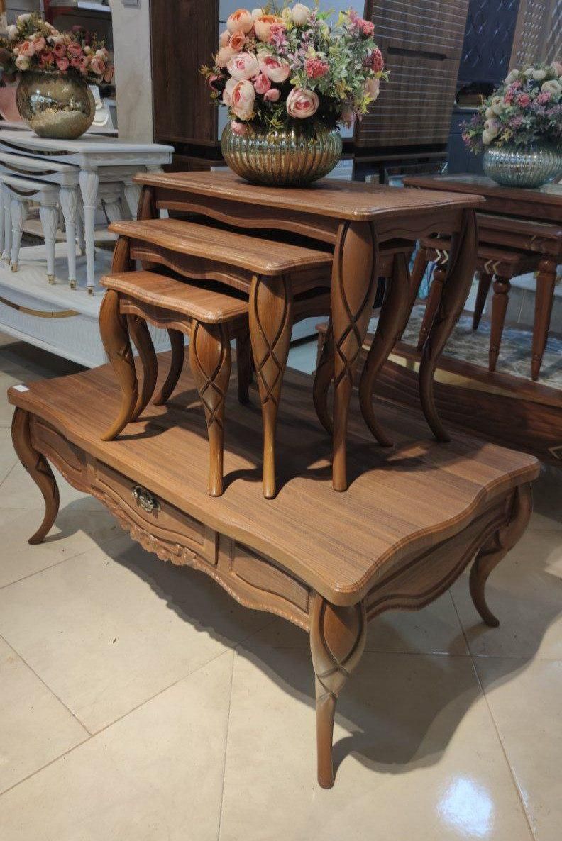 جلو مبلی و عسلی مدل پیچک ست آینه کنسول و تی وی|مبلمان خانگی و میز عسلی|خرمآباد, |دیوار