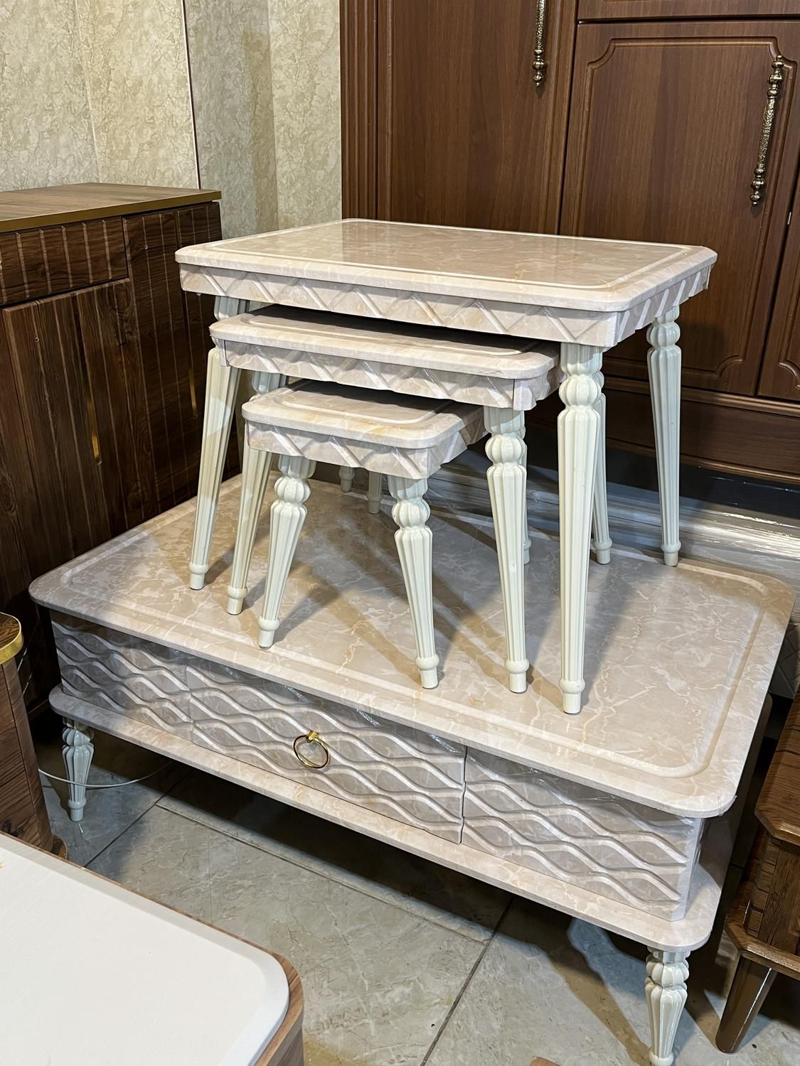 جلومبلی جلو مبلی تمام ام دی اف شقایق|مبلمان خانگی و میز عسلی|تبریز, |دیوار