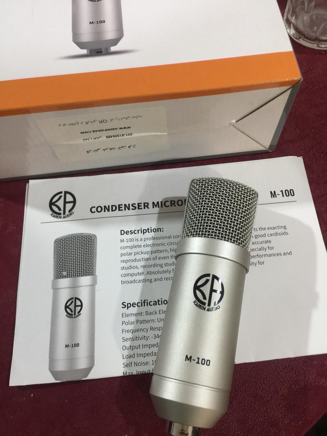 میکروفون AUDIO M-100|آلات موسیقی|تهران, آبشار تهران (دریاچه)|دیوار
