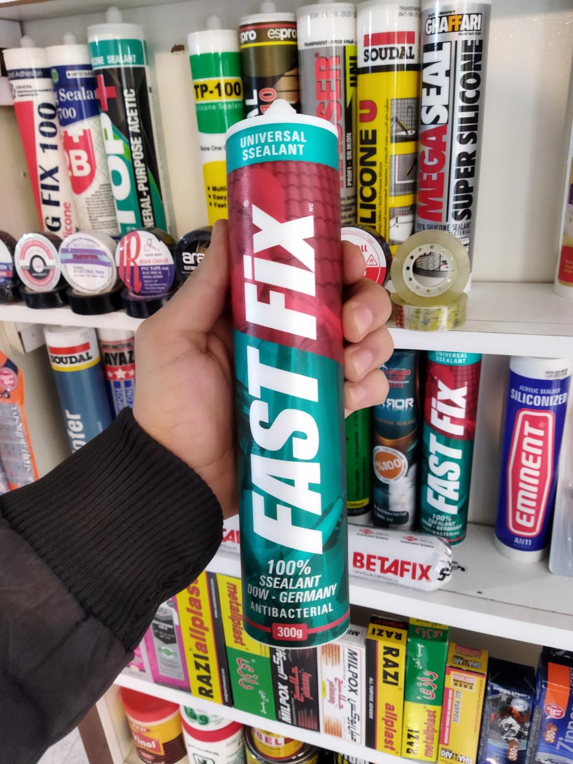 چسب 123 فست فیکس 500میل سیلیکون اکواریوم 310گرم|عمده‌فروشی|تهران, اتحاد|دیوار