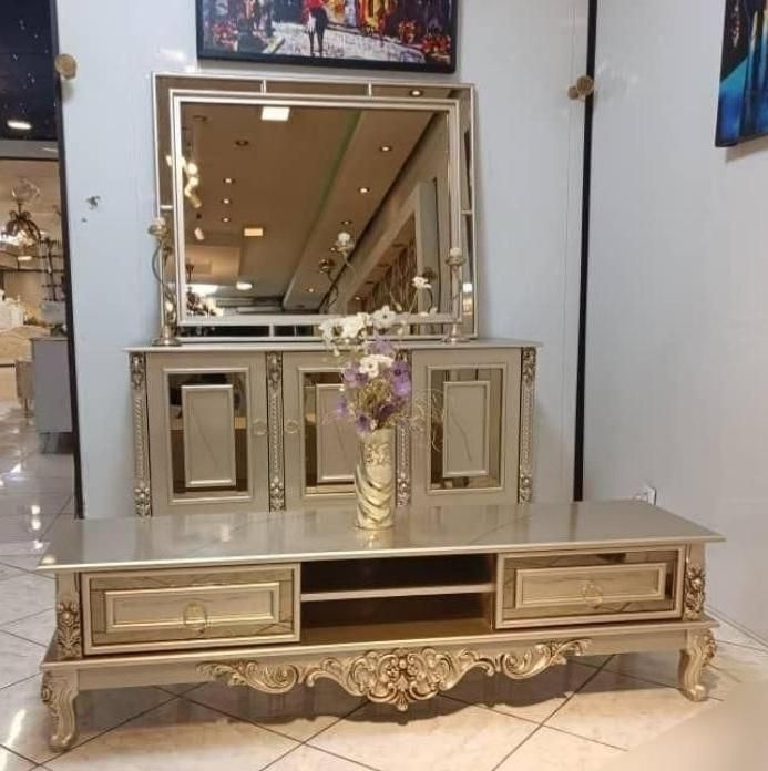 آینه کنسول میز تلویزیون مدل دنیز (DANIZ) ست|بوفه، ویترین، کنسول|اردبیل, |دیوار