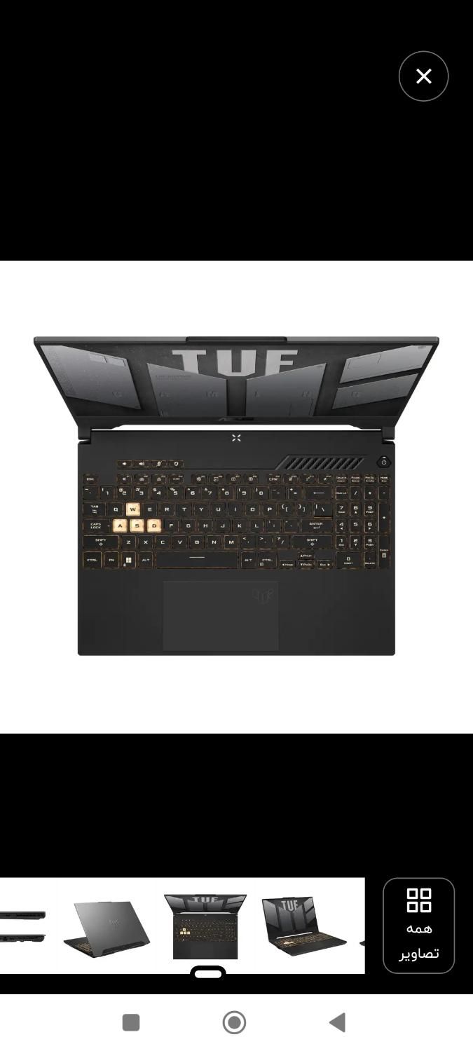 فروش لپ تاپ Asus gaming tuf15|رایانه همراه|تهران, مجیدیه|دیوار