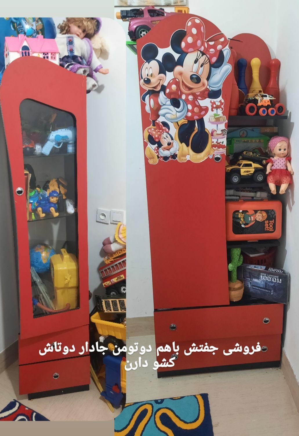 دوتا کمد و گلیم اتاق بچه|اسباب و اثاث بچه|گالیکش, |دیوار