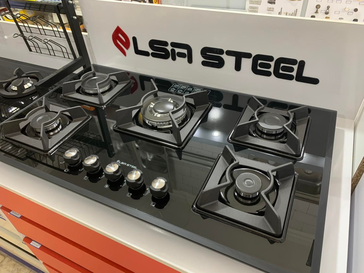 گاز ۵شعله شیشه|اجاق گاز و لوازم برقی پخت‌وپز|یزد, |دیوار