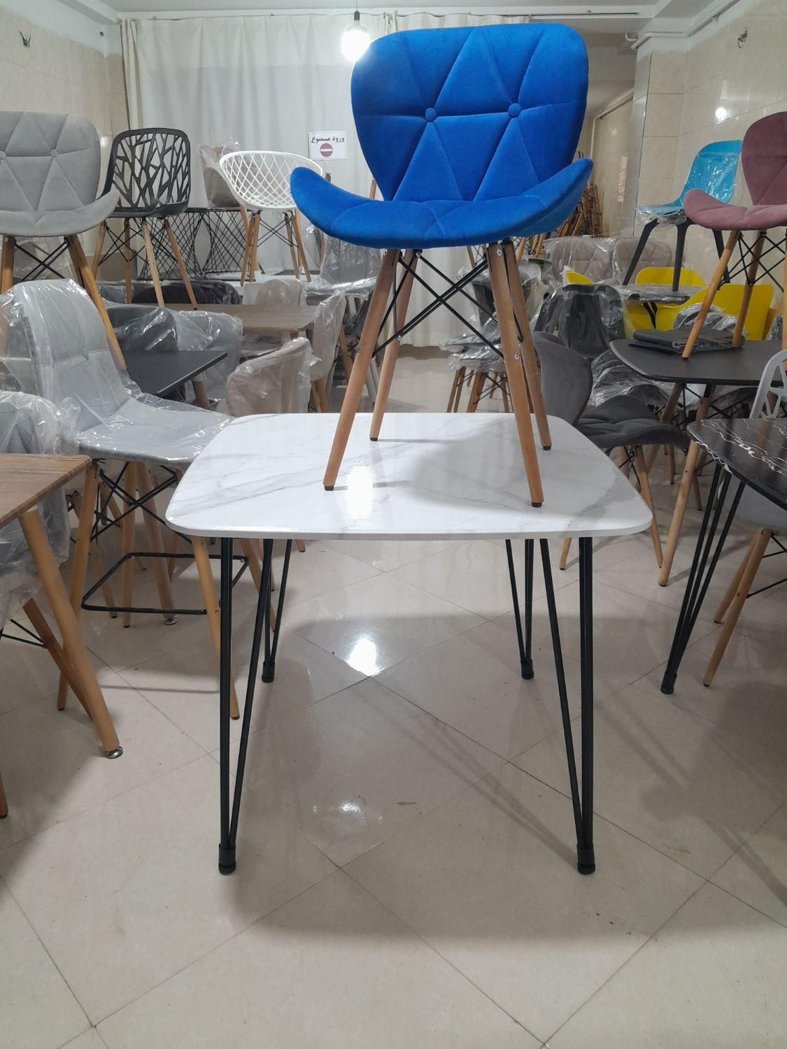 میزوصندلی پایه چوب وفلز شانار/shanar|میز و صندلی غذاخوری|گرگان, |دیوار