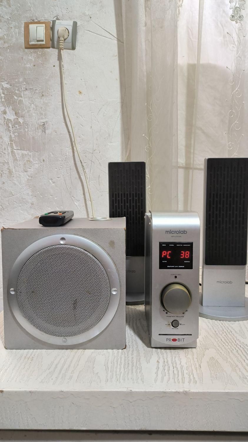 بلندگو microlab|سیستم صوتی خانگی|رشت, پیرکلاچای|دیوار