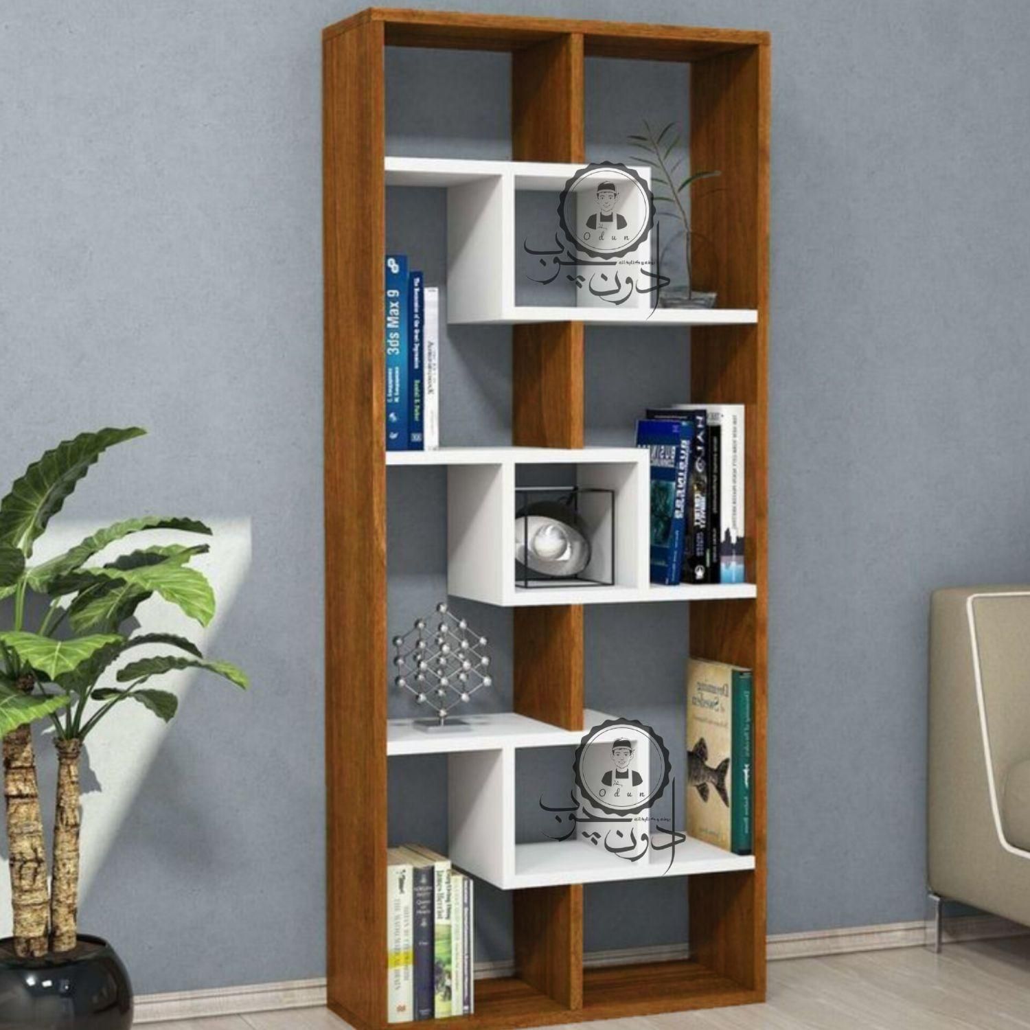 قفسه کتاب و کتابخانه مدل رادین یک|کتابخانه، شلف، قفسههای دیواری|تبریز, |دیوار