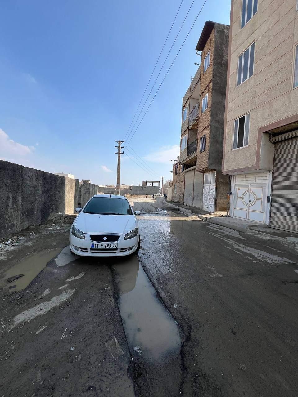 چهاردیواری120متر دو نبش تجاری چهارباغ ملک آباد|فروش زمین و ملک کلنگی|کرج, ملک‌آباد|دیوار