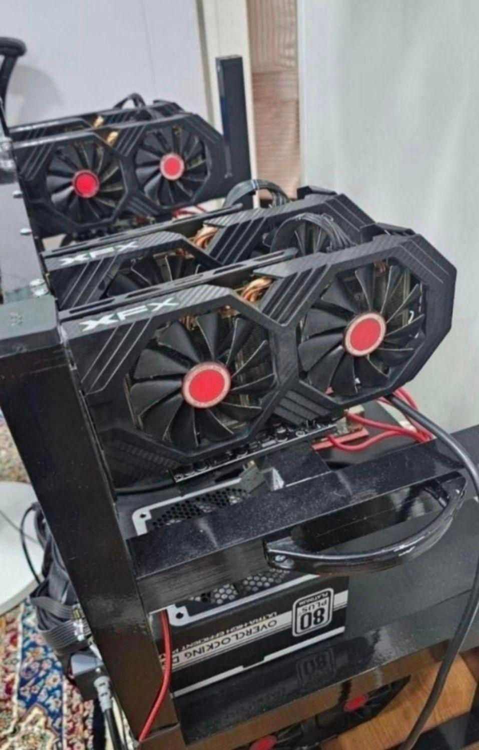 خرید و فروش ریگ اتریوم ،ماینر ،کارت گرافیک RX580|قطعات و لوازم جانبی رایانه|قم, صفائیه|دیوار