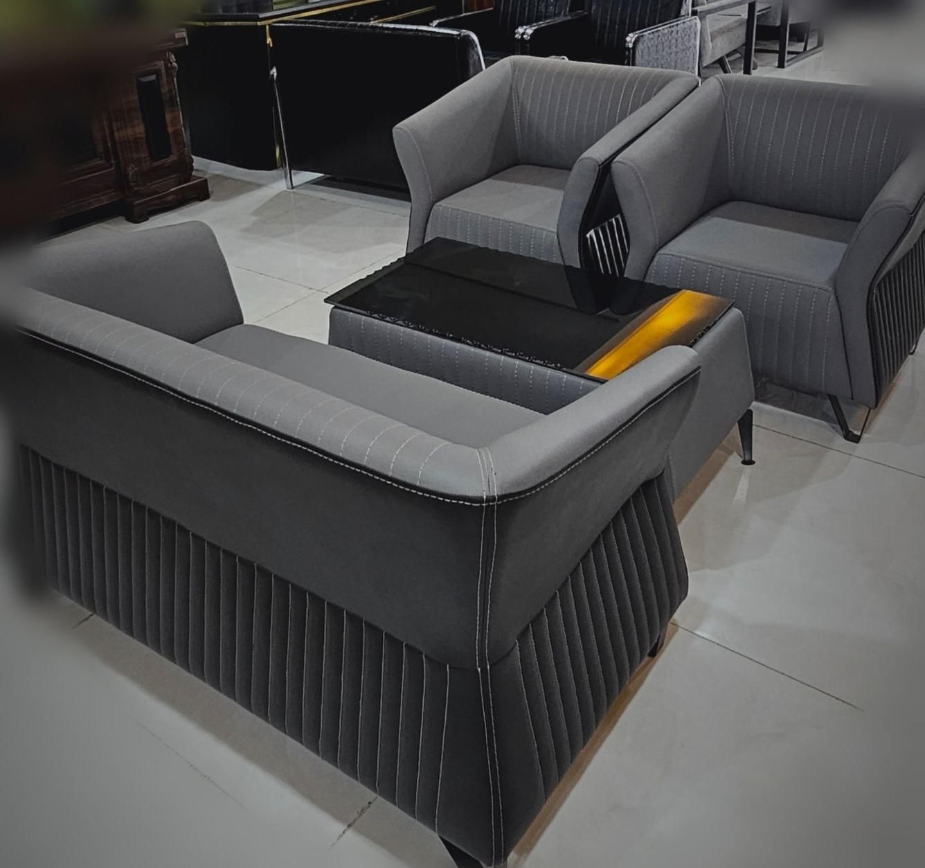 مبل/نیمست کویین فریم تمام پارچه مارشال فدرال جلسات|مبلمان اداری|تبریز, |دیوار