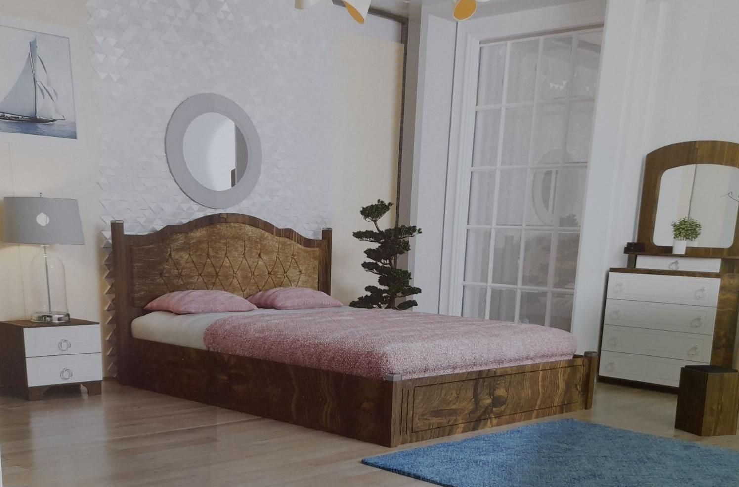 سرویس خواب تک نفره و دو نفره|تخت و سرویس خواب|قدس, |دیوار