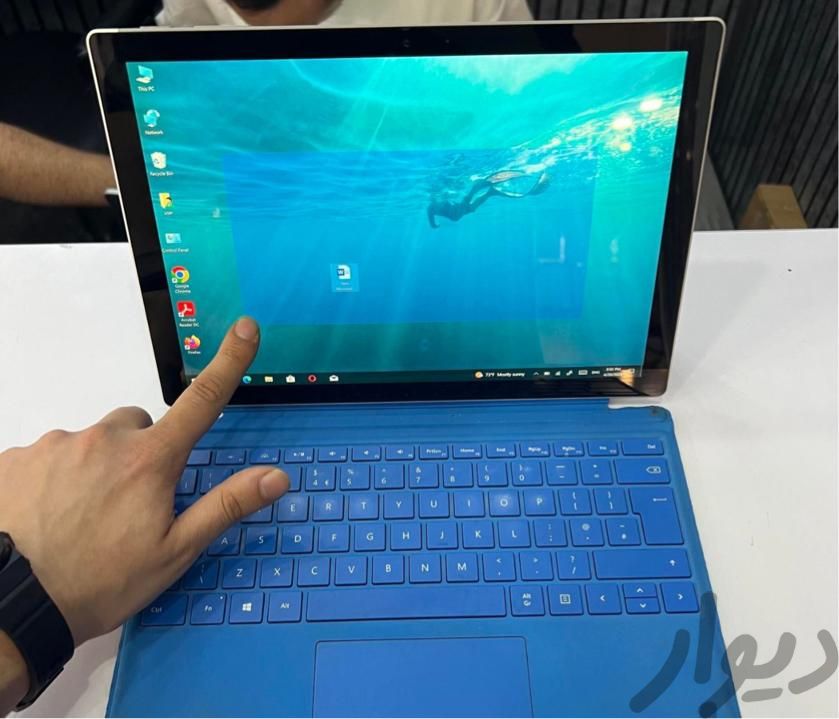 لپتاپ تبلت Surface pro5 باکیبورد.لمسی.باضمانت.2K|رایانه همراه|تهران, دزاشیب|دیوار