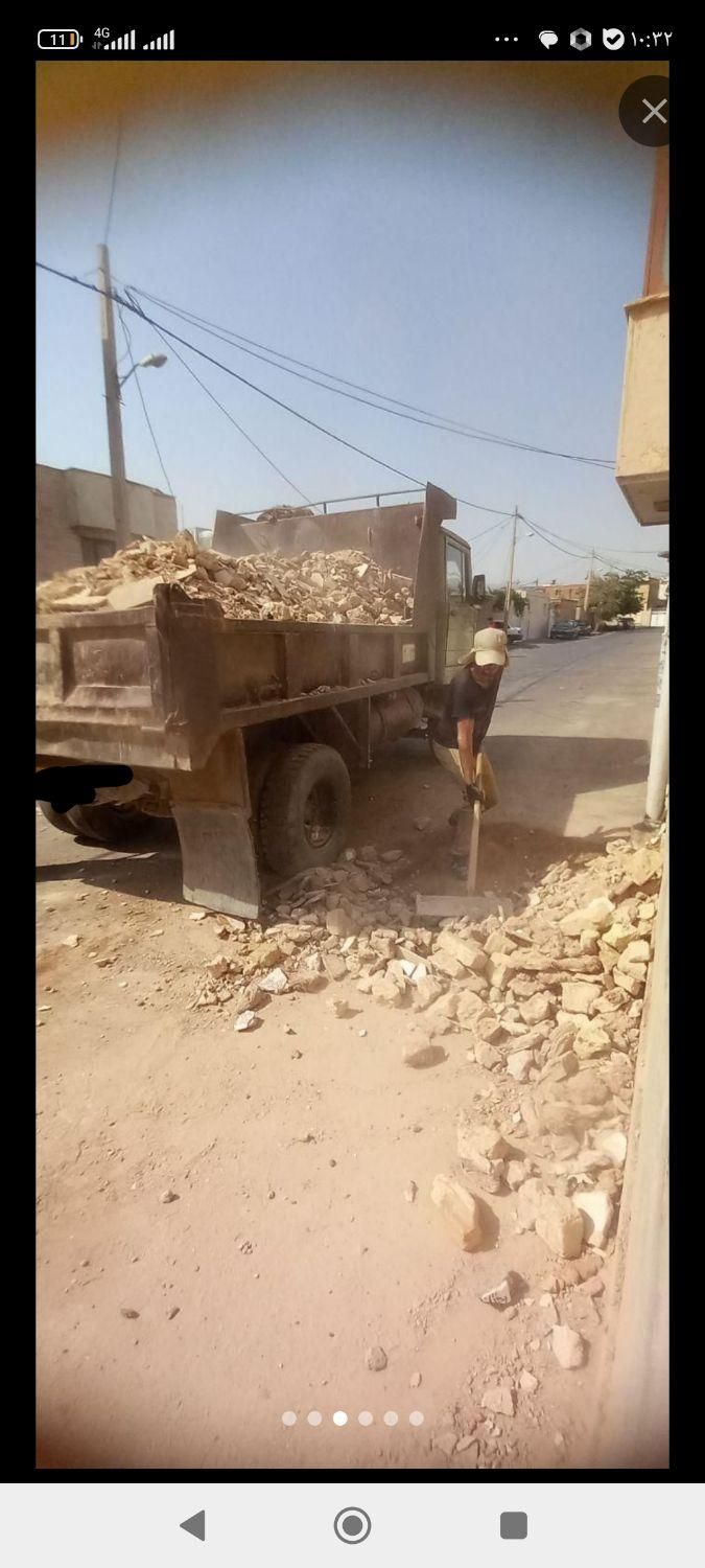 حمل بار نخاله ساختمانی شن شسته و خاک  باخاور|خدمات حمل و نقل|زابل, |دیوار