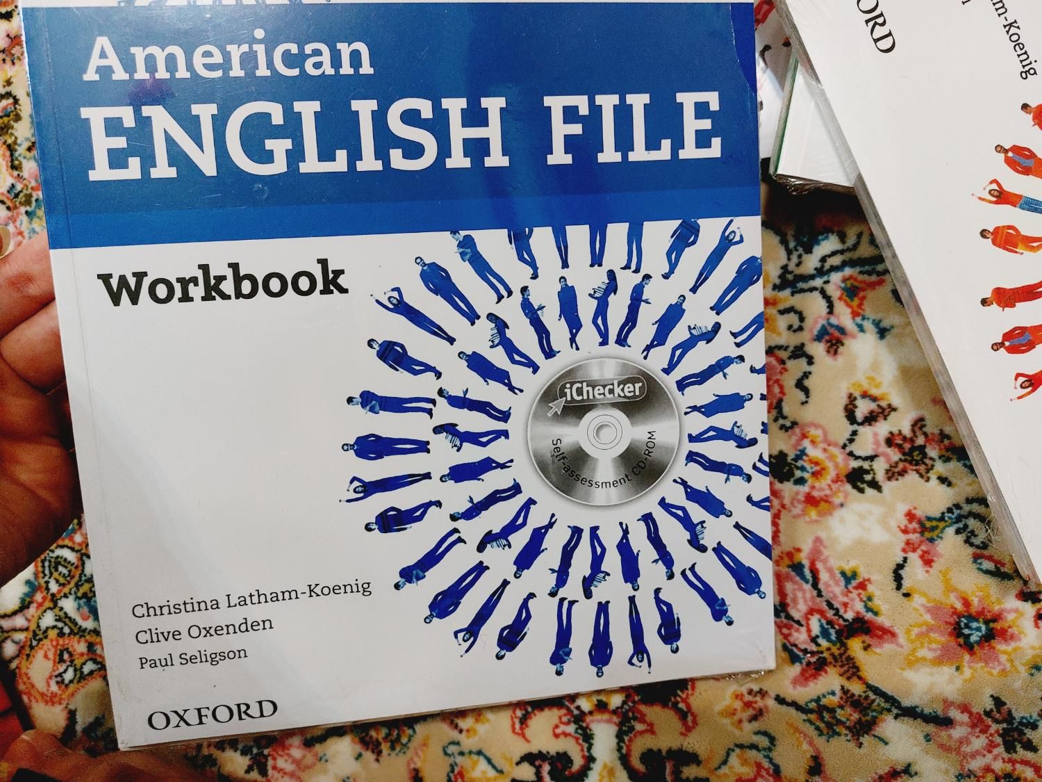 پنج جلد کتاب American english file به همراه ورک آک|کتاب و مجله آموزشی|تهران, آسمان|دیوار