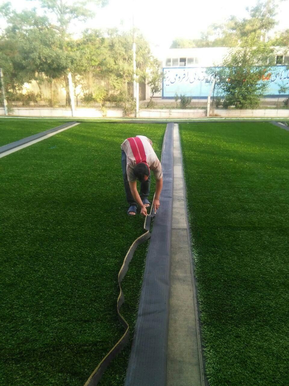 تزئینات باغ چمن مصنوعی فنس چمنی|خدمات باغبانی و درختکاری|بهبهان, |دیوار