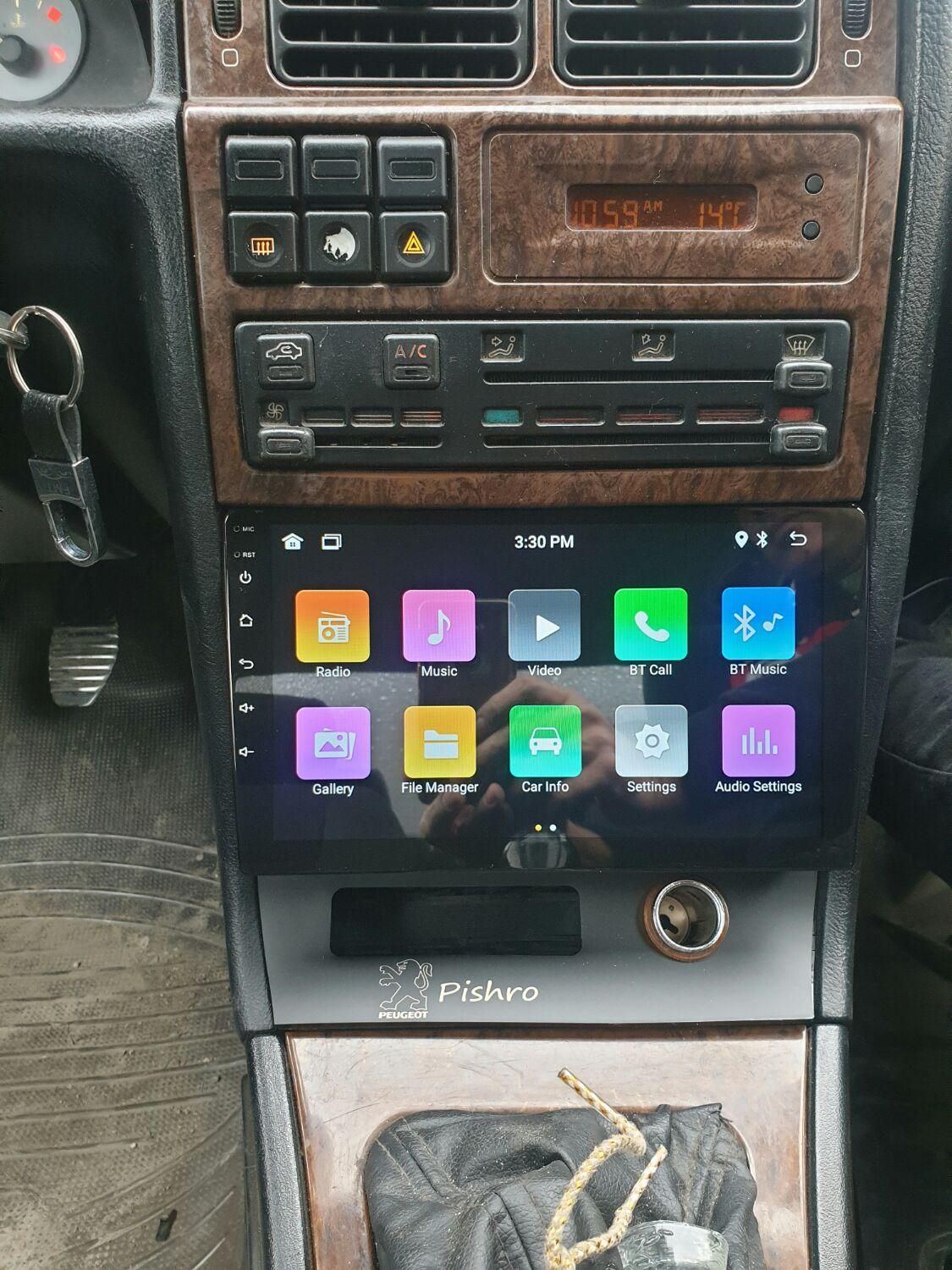 ضبط تصویری ماشین مانیتور خودرو مزدا پارس ساینا|قطعات یدکی و لوازم جانبی|رویان, |دیوار